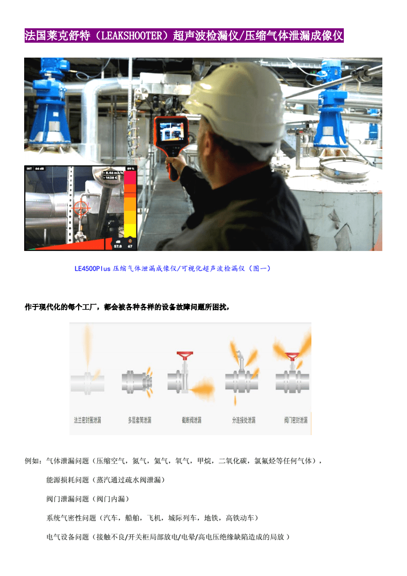 气体检漏成像仪